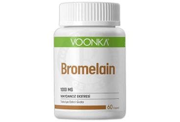VOONKA BROMELAIN ICEREN TAKVIYE EDICI GIDA 60 kapsül İlaç Görseli