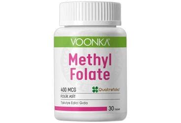 VOONKA METHYLFOLATE ICEREN TAKVIYE EDICI GIDA 30 tablet İlaç Görseli