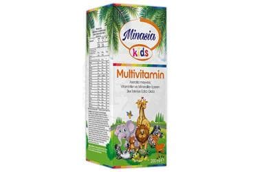 MINASIA KIDS MULTIVITAMIN TAKVIYE EDICI GIDA 200 ml şişe İlaç Görseli