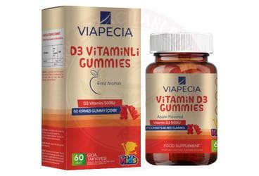VIAPECIA D VITAMIN GUMMY TABLET 60 tablet İlaç Görseli