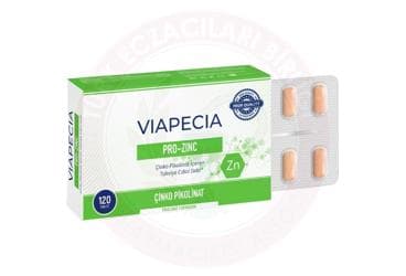 VIAPECIA PRO-ZINC TABLET 120 tablet İlaç Görseli
