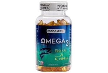 POTIOGARDEN OMEGA 3 & D3 ICEREN TAKVIYE EDICI GIDA KAPSUL 200 kapsül İlaç Görseli
