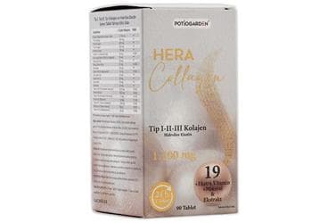 POTIOGARDEN HERA COLLAGEN TAKVIYE EDICI GIDA TABLET 90 tablet İlaç Görseli