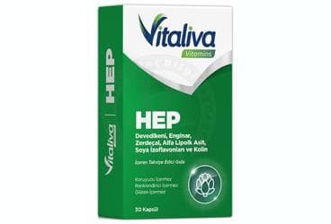 VITALIVA VITAMINS HEP 30 kapsül İlaç Görseli