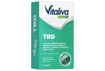 VITALIVA TRD MULTIVITAMIN ICEREN TAKVIYE EDICI GIDA KAPSUL 60 kapsül İlaç Görseli
