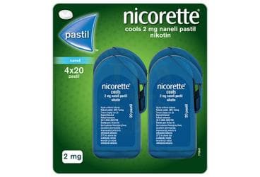 NICORETTE COOLS 2 MG NANELI PASTIL (80 ADET) İlaç Görseli