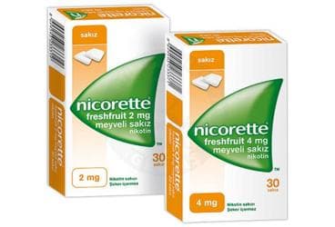 NICORETTE FRESHFRUIT 2 MG 30 MEYVELI SAKIZ İlaç Görseli