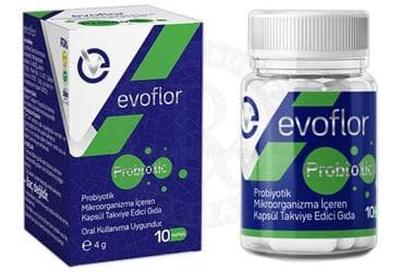 EVOFLOR PROBIYOTIK MIKROORGANIZMA ICEREN TAKVIYE EDICI GIDA KAPSUL 10 kapsül İlaç Görseli