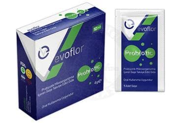 EVOFLOR PROBIYOTIK MIKROORGANIZMA ICEREN TAKVIYE EDICI GIDA SASE 10 saşe İlaç Görseli