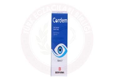 CORDEM GOZ CEVRESI BAKIM YAGI 10 ml şişe İlaç Görseli