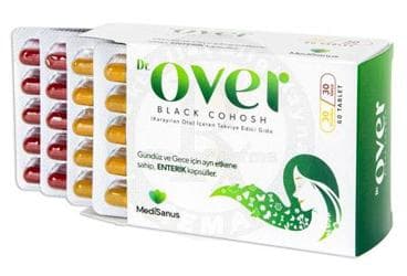 DR OVER BLACK COHOSH ICEREN TAKVIYE EDICI GIDA 60 tablet İlaç Görseli
