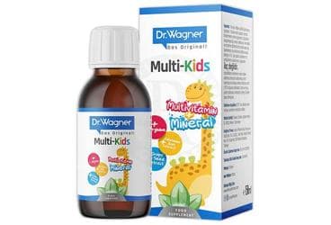 DR.WAGNER MULTI-KIDS TAKVIYE EDICI GIDA SURUP 150 ml şişe İlaç Görseli