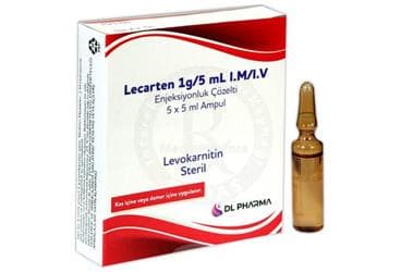 LECARTEN 1 G/5 ML I.M/I.V. ENJEKSIYONLUK COZELTI (5 AMPUL) İlaç Görseli