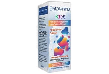 ENTAMINA KIDS DAMLA TAKVIYE EDICI GIDA 8 ml şişe İlaç Görseli