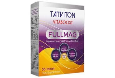 TATVITON VITABOOST FULLMAG TAKVIYE EDICI GIDA 30 tablet İlaç Görseli