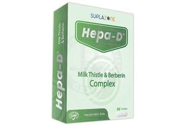 HEPA-D BITKI EKSTRELERI ICEREN TAKVIYE EDICI GIDA TABLET 30 tablet İlaç Görseli