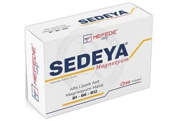 SEDEYA MAGNEZYUM TAKVIYE EDICI GIDA TABLET 30 tablet İlaç Görseli