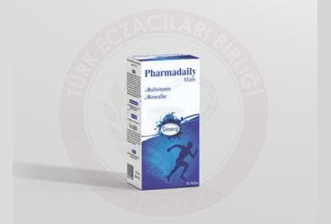 PHARMADAILY MALE MULTIVITAMIN & MINERAL ICEREN TAKVIYE EDICI GIDA TABLET 30 tablet İlaç Görseli