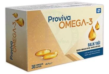 PROVIVA OMEGA 3 ICEREN TAKVIYE EDICI GIDA KAPSUL 1200 mg 30 kapsül İlaç Görseli