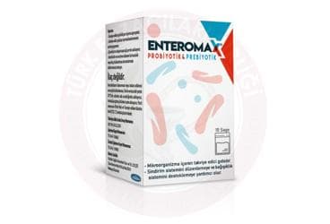 ENTEROMAX PREBIYOTIK & PROBIYOTIK TAKVIYE EDICI GIDA 10 saşe İlaç Görseli