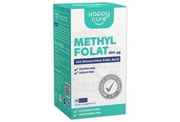 HAPPY CURE METHYL FOLAT ICEREN TAKVIYE EDICI GIDA TABLET 400 mcg 30 tablet İlaç Görseli