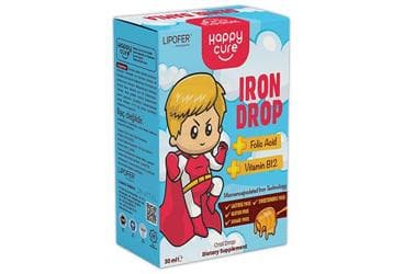 HAPPY CURE IRON DROP TAKVIYE EDICI GIDA 30 ml şişe İlaç Görseli