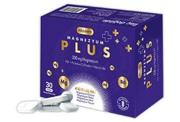 MIRADERM MAGNEZYUM PLUS TAKVIYE EDICI GIDA TABLET 30 tablet İlaç Görseli