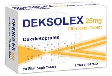 DEKSOLEX 25 MG FILM KAPLI TABLET (20 TABLET) İlaç Görseli
