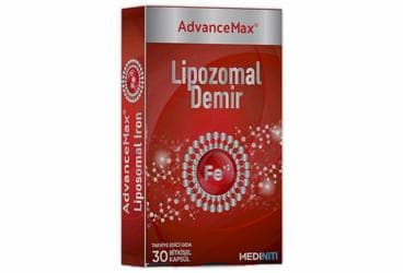 ADVANCEMAX LIPOZOMAL DEMIR ICEREN TAKVIYE EDICI GIDA KAPSUL 30 kapsül İlaç Görseli