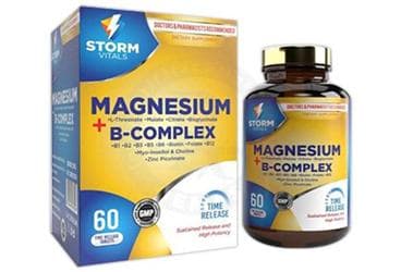 STORM VITALS MAGNESIUM B-COMPLEX TAKVIYE EDICI GIDA TABLET 60 tablet İlaç Görseli