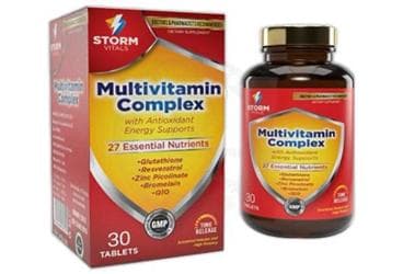 STORM VITALS MULTIVITAMIN COMPLEX ICEREN TAKVIYE EDICI GIDA TABLET 30 tablet İlaç Görseli