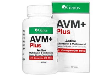 GENUS AVM+ PLUS ACTIVE TAKVIYE EDICI GIDA TABLET 30 tablet İlaç Görseli