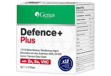 GENUS DEFENCE+ PLUS TAKVIYE EDICI GIDA SASE 12 saşe İlaç Görseli