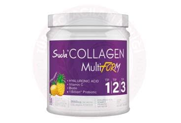 SUDA COLLAGEN MULTIFORM PINEAPPLE TAKVIYE EDICI GIDA TOZ 360 gr kutu İlaç Görseli