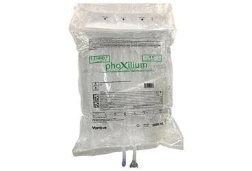 PHOXILIUM 1.2 MMOL/L FOSFATLI HEMODIYALIZ/HEMOFILTRASYON COZELTISI (1 X 5000 ML TORBA) İlaç Görseli