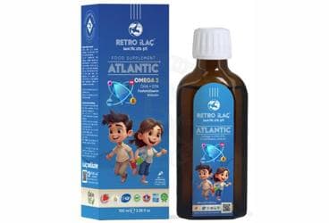 ATLANTIC OMEGA 3, SITIKOLIN VE FOSFATIDILSERIN ICEREN SIVI TAKVIYE EDICI GIDA 100 ml şişe İlaç Görseli