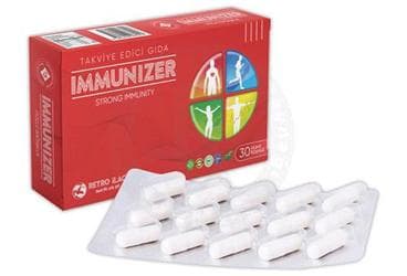 IMMUNIZER BAGISIKLIK GUCLENDIRICI TAKVIYE EDICI GIDA KAPSUL 30 kapsül İlaç Görseli
