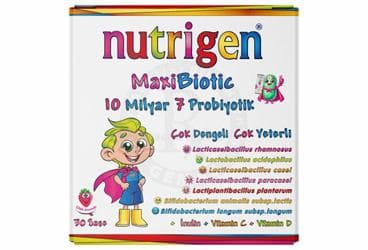NUTRIGEN MAXIBIOTIC PROBIYOTIK ICEREN TAKVIYE EDICI GIDA SASE 30 saşe İlaç Görseli