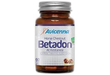 AVICENNA BETADON KAPSUL HORSE CHESTNUT (AT KESTANESI) ICEREN TAKVIYE EDICI GIDA 60 kapsül İlaç Görseli