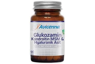 AVICENNA GLUKOZAMIN, KONDROITIN & MSM, BROMELAIN ICEREN TAKVIYE EDICI GIDA 90 tablet İlaç Görseli