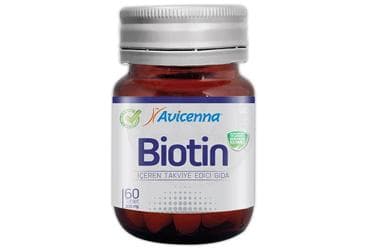 AVICENNA BIOTIN TABLET 5000 mcg 60 tablet İlaç Görseli