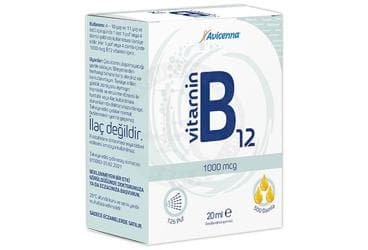 AVICENNA VITAMIN B12 ICEREN DAMLA/SPREY 1000 mcg 20 ml şişe İlaç Görseli