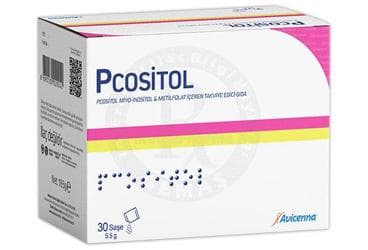 PCOSITOL MIYO-INOSITOL & METILFOLAT ICEREN TAKVIYE EDICI GIDA 30 saşe İlaç Görseli