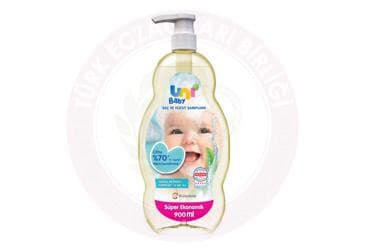 UNI BABY SAC VE VUCUT SAMPUANI 900 ml şişe İlaç Görseli