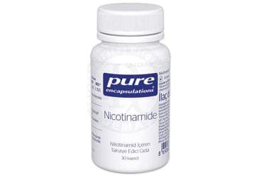 PURE ENCAPSULATIONS NIKOTINAMID ICEREN TAKVIYE EDICI GIDA KAPSUL 30 kapsül İlaç Görseli
