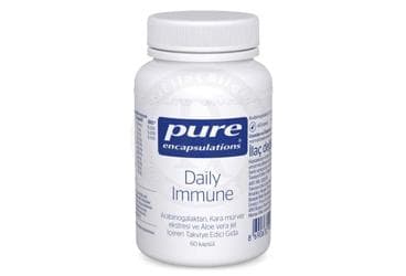 PURE ENCAPSULATIONS DAILY IMMUNE ARABINOGALAKTAN, KARA MURVER EKSTRESI VE ALOE VERA JEL ICEREN TAKVIYE EDICI GIDA 60 kapsül İlaç Görseli