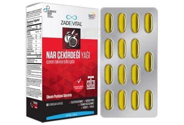 ZADE VITAL NAR CEKIRDEGI YAGI KAPSUL 60 kapsül/blister İlaç Görseli