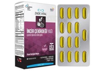 ZADE VITAL INCIR CEKIRDEGI YAGI KAPSUL 60 kapsül/blister İlaç Görseli