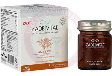 ZADE VITAL ANASON YAGI KAPSUL 400 mg 25 kapsül/şişe İlaç Görseli
