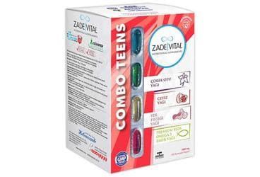 ZADE VITAL COMBO JUNIOR KAPSUL 120 kapsül/blister İlaç Görseli